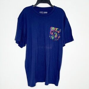 VANS Blue Premium Cotton T-shirt Size Large